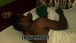 she's feeling that big black cock in her ass