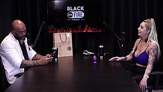 hey, blonde, why so stressed with the actor on set?