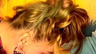 Closeup wet sloppy face best blowjob ever