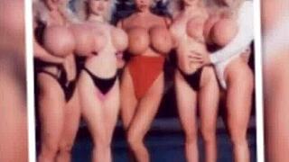 Babe With Huge Boobs Gets Them Worshipped Intensely