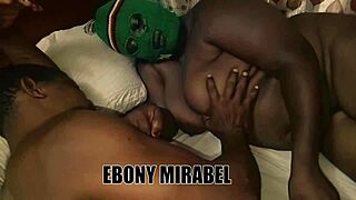 she's feeling that big black cock in her ass