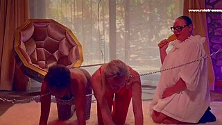 Dominatrix Mistress April Commands Latex Amazonians in Fierce Comeback