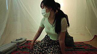 can ya stop bangin’ this hot amateur couple on fire?