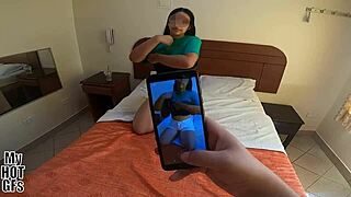 Beautiful Young Lucia Comes to Model Lingerie But We Do Something Else