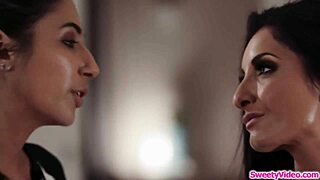 Boss says, 'Lick me, teen babysitter' in lesbian scene