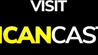 Ethnic african slut craving a huge cock interracial casting fuck