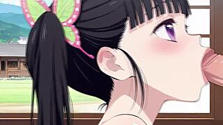 Kanao Tsuyuri Dominates in Kimetsu No Yaiba Hentai Bold Action