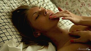 Beautiful Tanned Teen 18+ Anjelica Fingers Her Wet Pussy