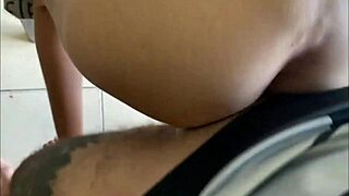 Stepsister craves big dick in cage