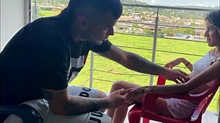 Stepsister craves big dick in cage