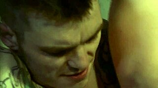 euro bottom sucked stud's cock then slammed