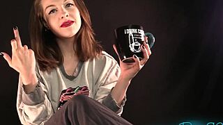 your morning yoga session turns humiliating with ripped clothes and femdom domination