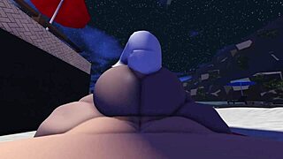 roblox slut is caught and used in a public beach~