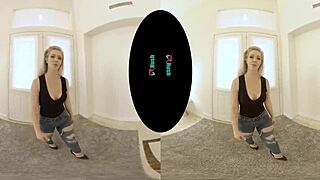 vrhush blonde kay carter tests sex swing with hardcore pov banging