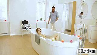 Glamour Babe Takes Hard Ass Slamming While Showing Off Small 18+ Tits. She Loves Every Second!