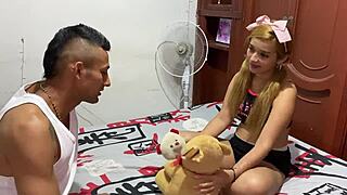 Hey, wanna see me teach my stepsister naughty games until we’re banging?