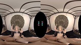 vrhush blonde kay carter tests sex swing with hardcore pov banging