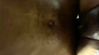 Naughty STEPSIS Plays with STEPDAD'S HUGE DICK - Ebony Fun