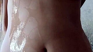 Spy Cam Catches Innocent Latina Girl Bathing Alone