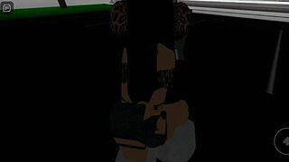 Sexo Arriscado Com Uma Amiga No Estacionamento Da Loja - Roblox Brookhaven!