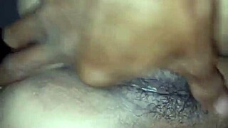 Indonesian amateur bent over, ass up, tits bouncing while riding!