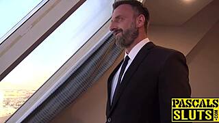 Did the 18yo sub ariell aquinas get fed jizz after anal doggystyle?