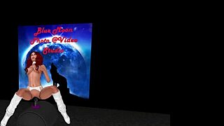 dee relaxes on her sybian machine