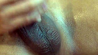 Asian Ladyboy Fingers Ass And Jerks Tranny Cock Hard!