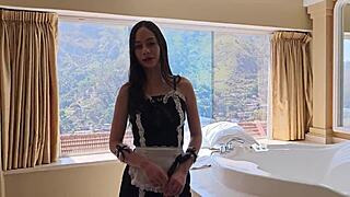 the girl who cleans my house agrees to use lubricant with me