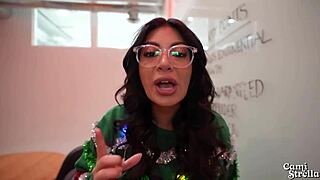 hey, my big titty latina coworker banged me at christmas party