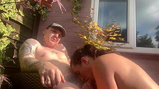 British Housewife Milf's Retro Deepthroat With Big Ass.