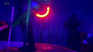 Ebony Stripper Cupid Ng Dances On Hard Bbc