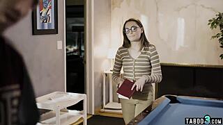 yo, timid teen reporter aften opal gets used by perv star! 😈