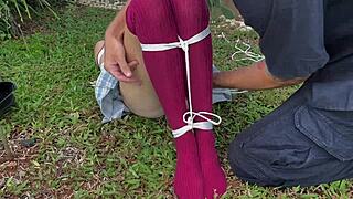 I Love Caressing Outdoor Dirty Socks On Her