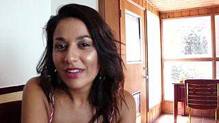 Gigi Loren Enjoys The Flavor Of Her Pussy As She Sucks It Off A Cock In Detailed Action