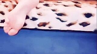 double masturbation turns into doggy style sex