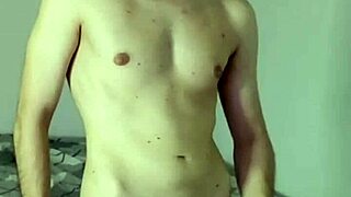 Amateur Masturbates To Orgasm And Cums On Webcam In Bedroom