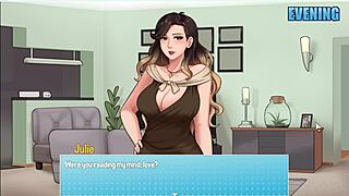 Julie enjoys sex scenes with big ass and creampie