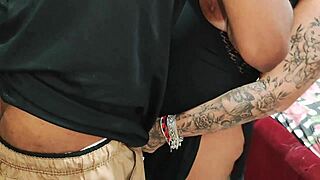 Wow, Hot Blowjob on Chubby Guy Almost Didn't Fit!