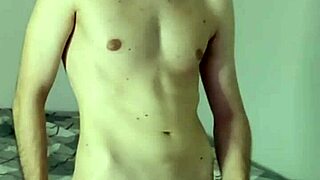 Amateur Masturbates To Orgasm And Cums On Webcam In Bedroom