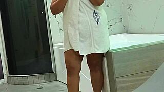 Steamy jacuzzi encounter with motel receptionist unfolds