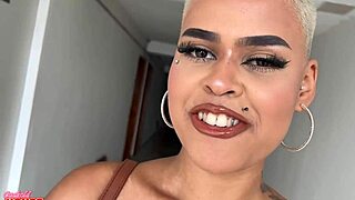 Unfaithful girl in threesome with older men