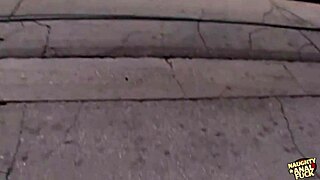 hey, this skinny brunette flashed and got her ass licked and fucked hard