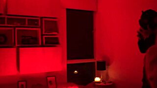 Susy enjoys some fun at home while parents are out shopping