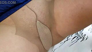 Teasing dirty talking pantyhose slut housewife