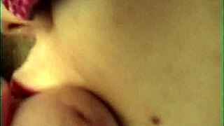 Wow, wife gives husband a homemade blowjob on webcam!