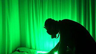 Susy enjoys some fun at home while parents are out shopping