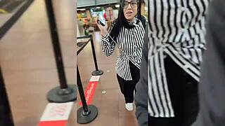 I met Estefani at the mall and licked her big ass until cum in mouth