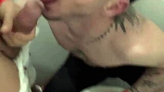 Agroboy Gets Blowjob In Bathroom!