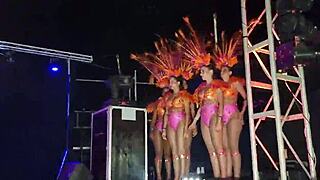 Sambo 2022 features big ass in leggings.